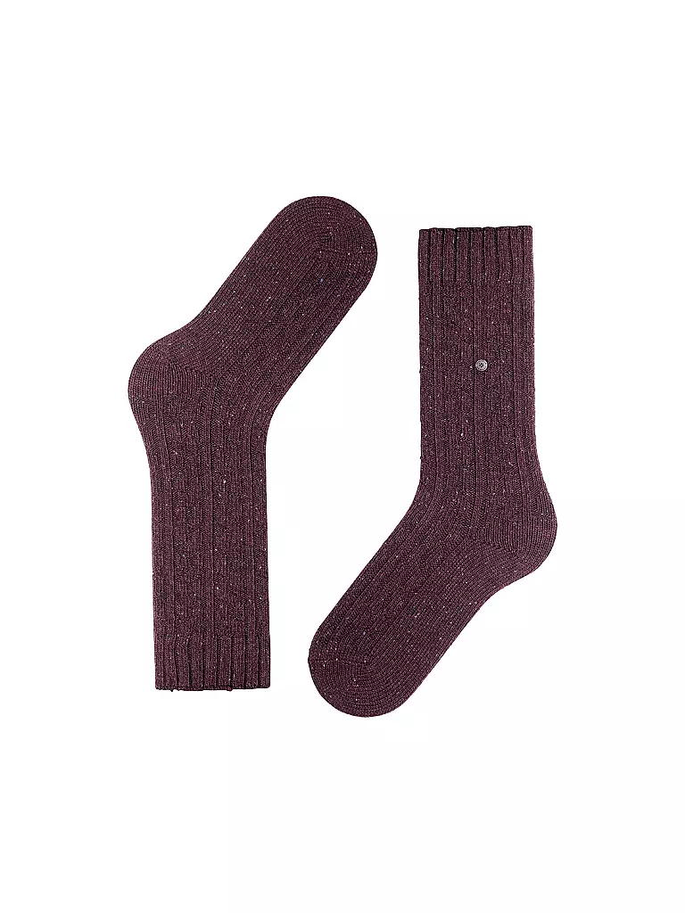 BURLINGTON | Damen Socken TWEED TALES 36-41carbon merlot | dunkelrot