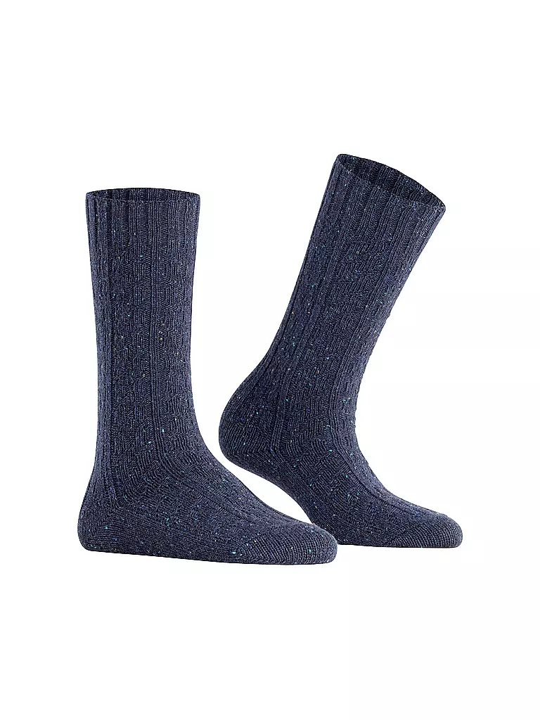 BURLINGTON | Damen Socken TWEED TALES 36-41marine | blau