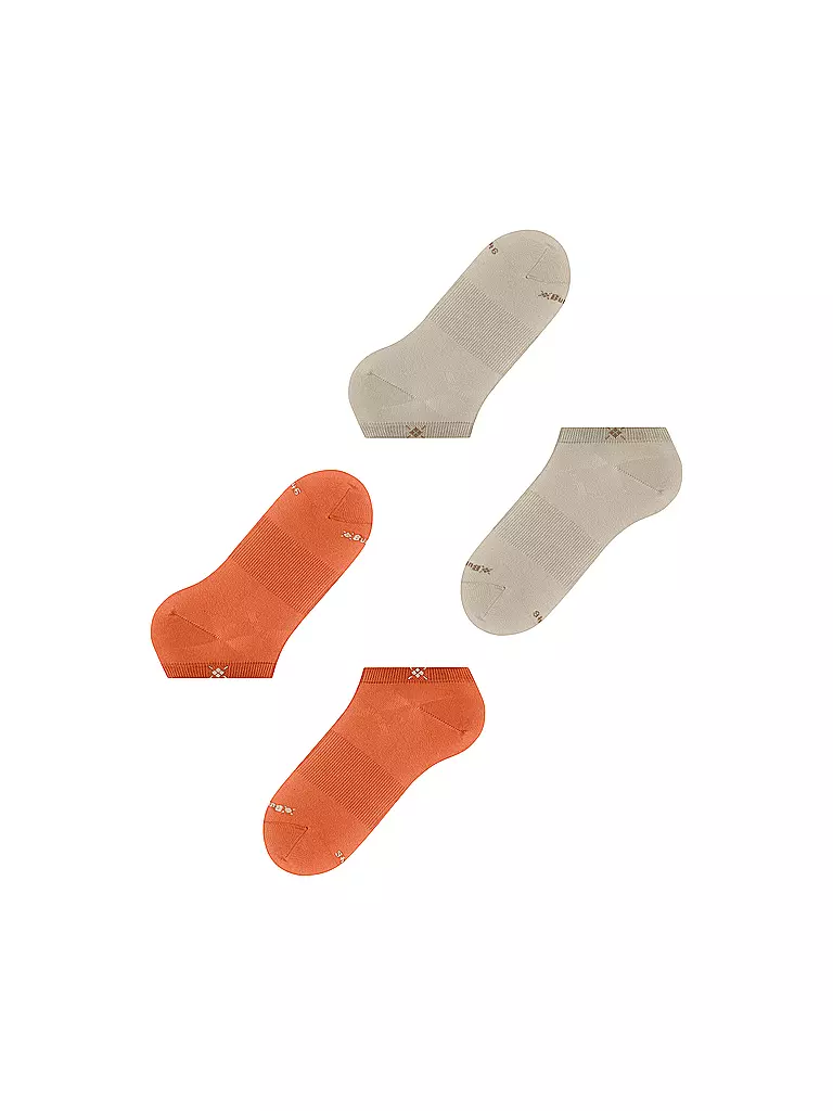 BURLINGTON | Herren Sneaker Socken EVERYDAY 2-er Pkg. 40-46 pumpkin | orange