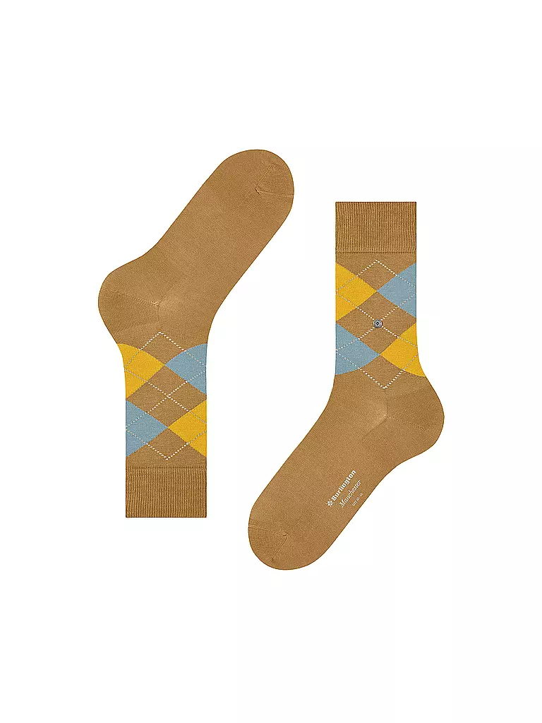 BURLINGTON | Herren Socken 40-46 MANCHESTER mustard | camel