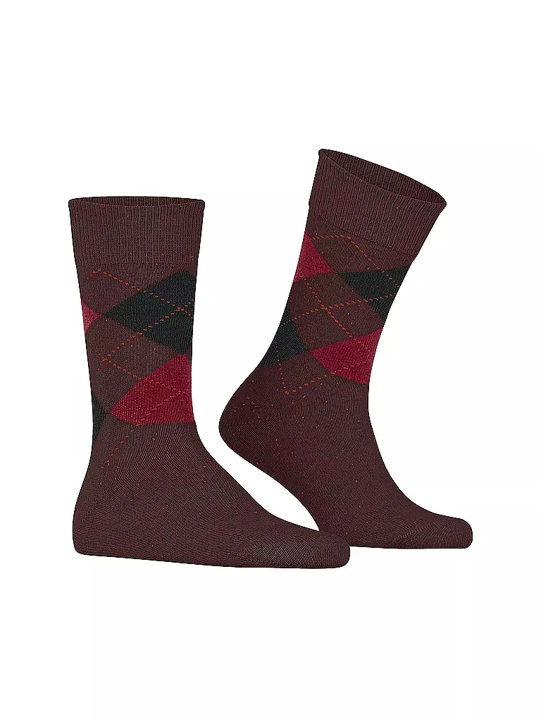 BURLINGTON | Herren Socken DUNDEE 40-46 merlot | dunkelblau