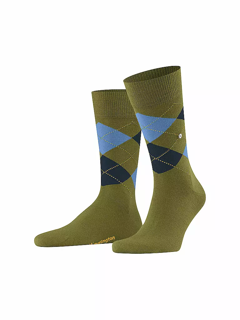 BURLINGTON | Herren Socken EDINBURGH 40-46 cactus | olive