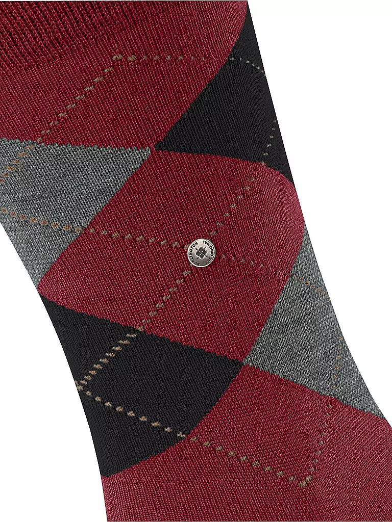 BURLINGTON | Herren Socken EDINBURGH 40-46 cranberry | rot