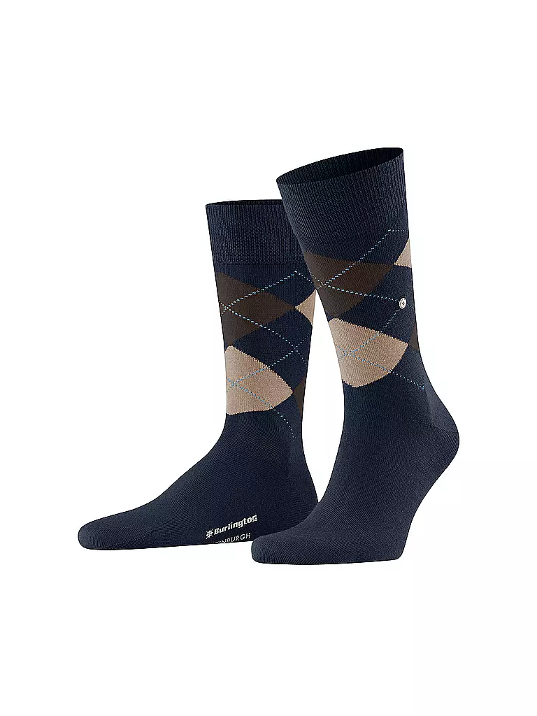 BURLINGTON | Herren Socken EDINBURGH 40-46 marine | dunkelblau