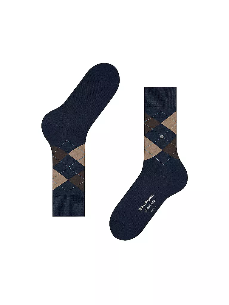 BURLINGTON | Herren Socken EDINBURGH 40-46 marine | dunkelblau