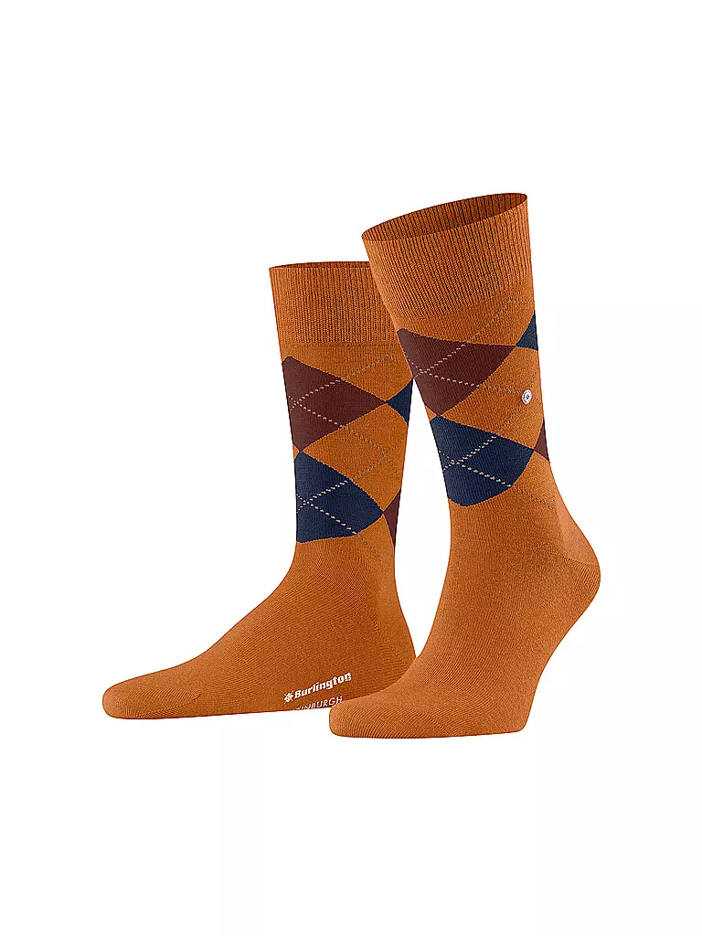 BURLINGTON | Herren Socken EDINBURGH blush | dunkelrot