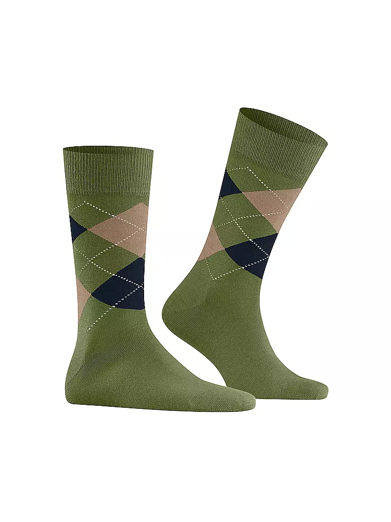 BURLINGTON | Herren Socken EDINBURGH cactus | olive