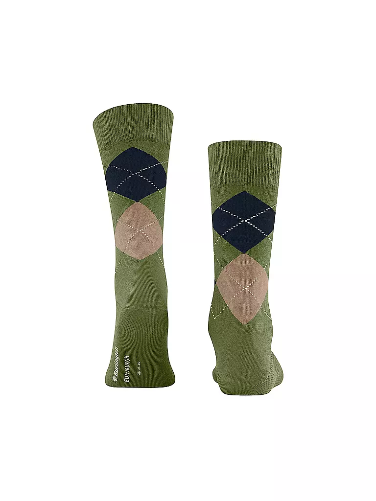 BURLINGTON | Herren Socken EDINBURGH cactus | olive