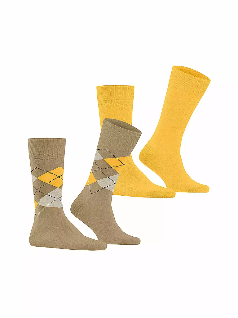 BURLINGTON | Herren Socken EVERYDAY 2-er Pkg. 40-46 sesame | beige