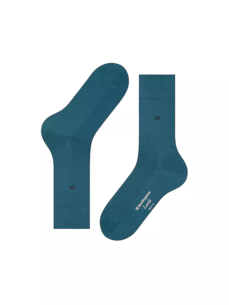 BURLINGTON | Herren Socken LEEDS 40-46 lagoon | türkis