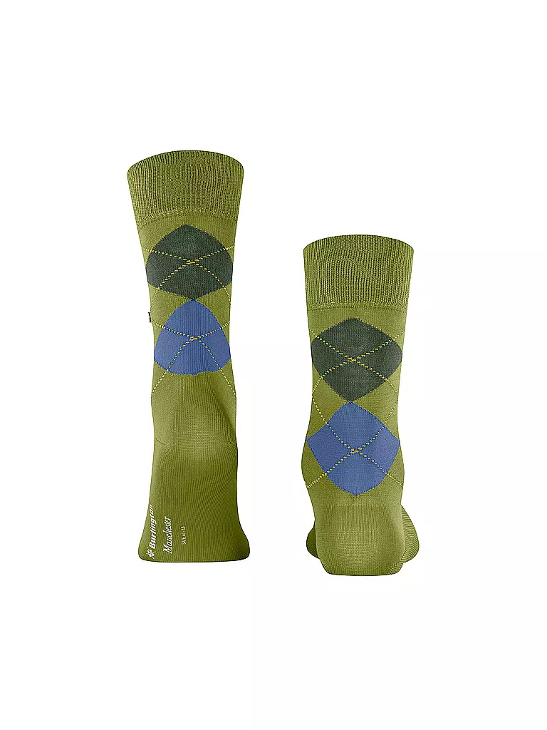 BURLINGTON | Herren Socken MANCHESTER jungle  | grün