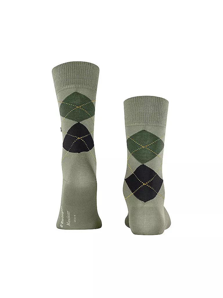 BURLINGTON | Herren Socken MANCHESTER leaf | grün