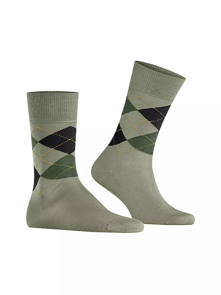 BURLINGTON | Herren Socken MANCHESTER leaf | grün