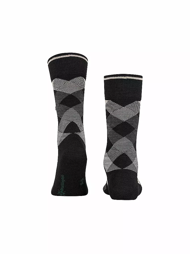 BURLINGTON | Herren Socken NEWCASTLE black | blau