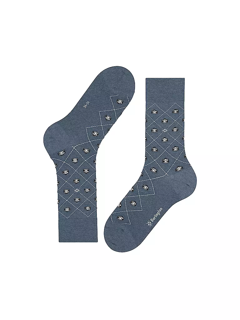 BURLINGTON | Herren Socken SNAPSHOTS 40-46 light denim | blau