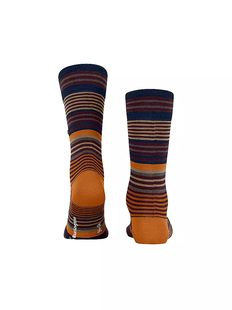 BURLINGTON | Herren Socken STRIPE 40-46 henna | braun