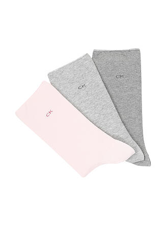 CALVIN KLEIN | Socken 3-er Pkg pink