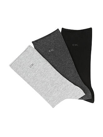 CALVIN KLEIN | Socken 3-er Pkg dark grey melange