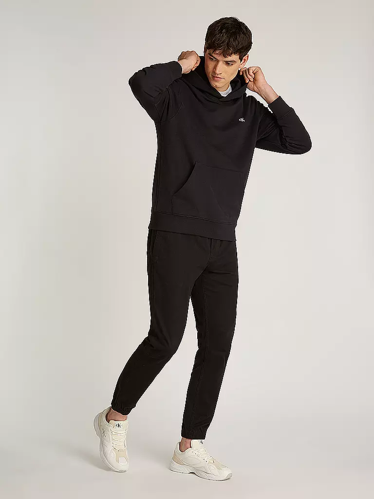 CALVIN KLEIN JEANS | Kapuzensweater - Hoodie  | schwarz