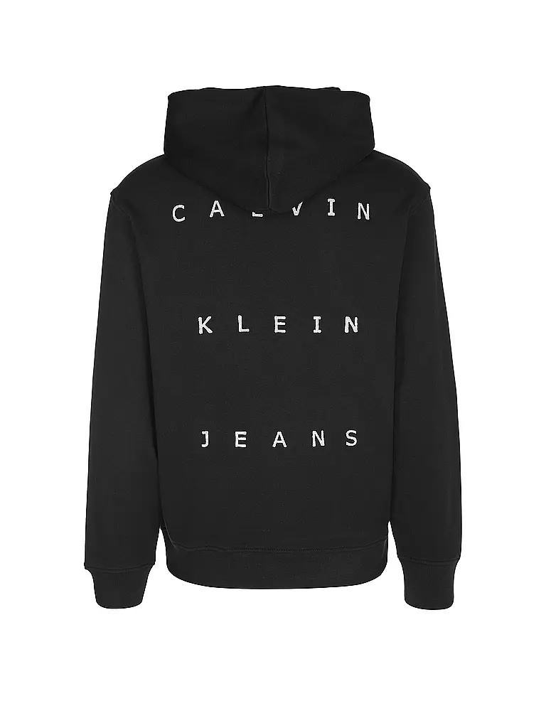 CALVIN KLEIN JEANS | Kapuzensweater - Hoodie  | schwarz