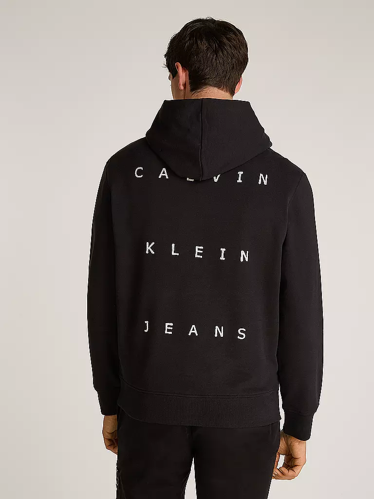 CALVIN KLEIN JEANS | Kapuzensweater - Hoodie | schwarz