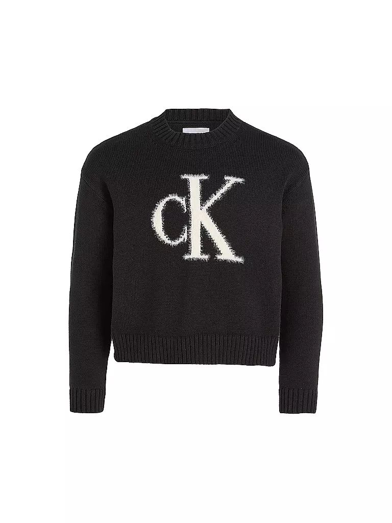 CALVIN KLEIN JEANS | Mädchen Pullover  | schwarz