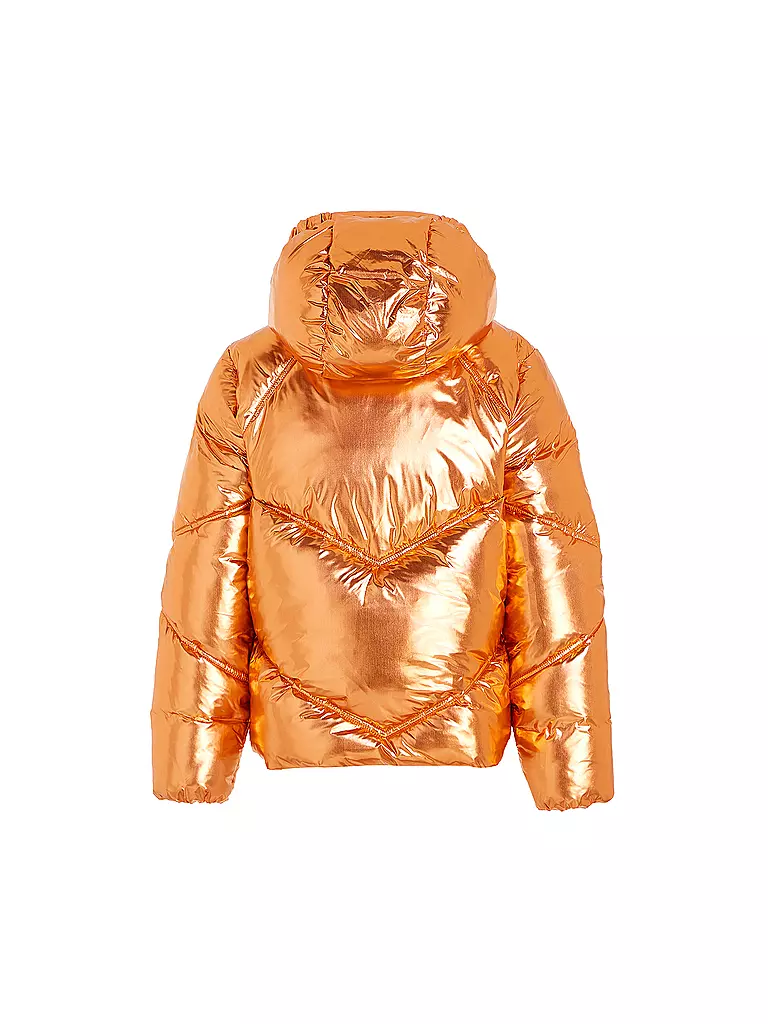 CALVIN KLEIN JEANS | Mädchen Steppjacke  | orange