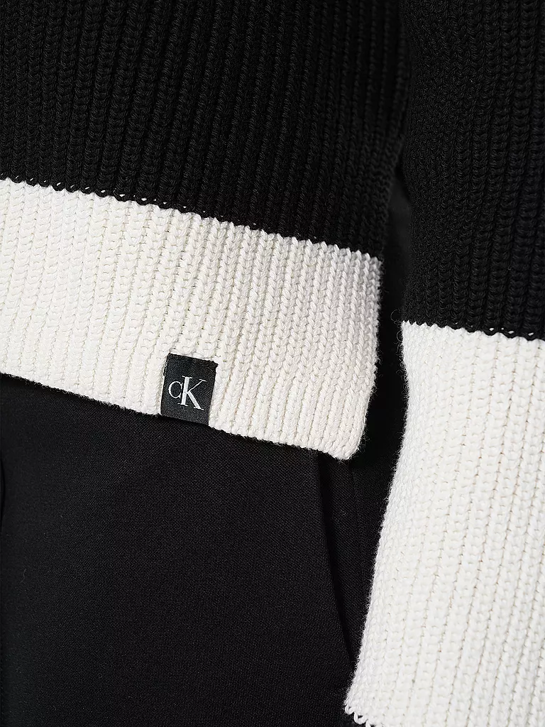 CALVIN KLEIN JEANS | Rollkragenpullover | schwarz