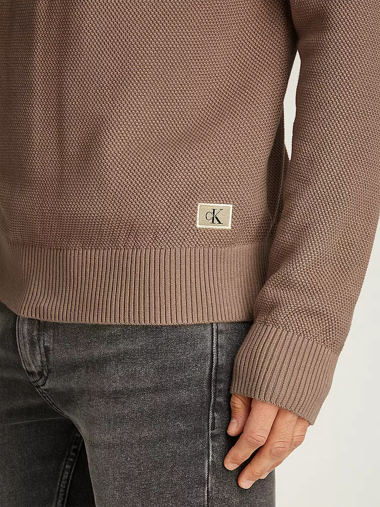 CALVIN KLEIN JEANS | Sweater | hellbraun