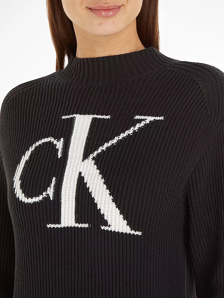 CALVIN KLEIN JEANS | Sweatkleid  | schwarz