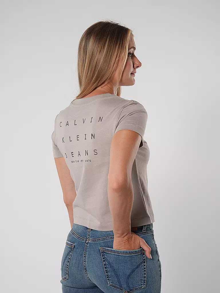 CALVIN KLEIN JEANS | T-Shirt  | beige