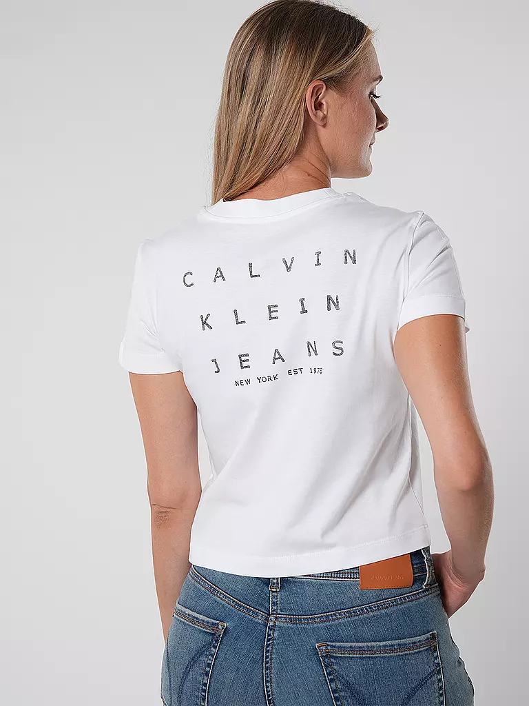 CALVIN KLEIN JEANS | T-Shirt  | weiss