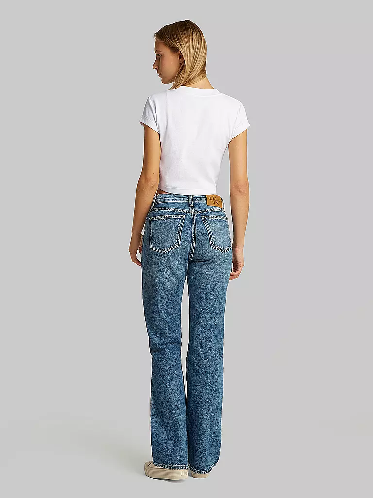 CALVIN KLEIN JEANS | T-Shirt Cropped Fit | hellgrün