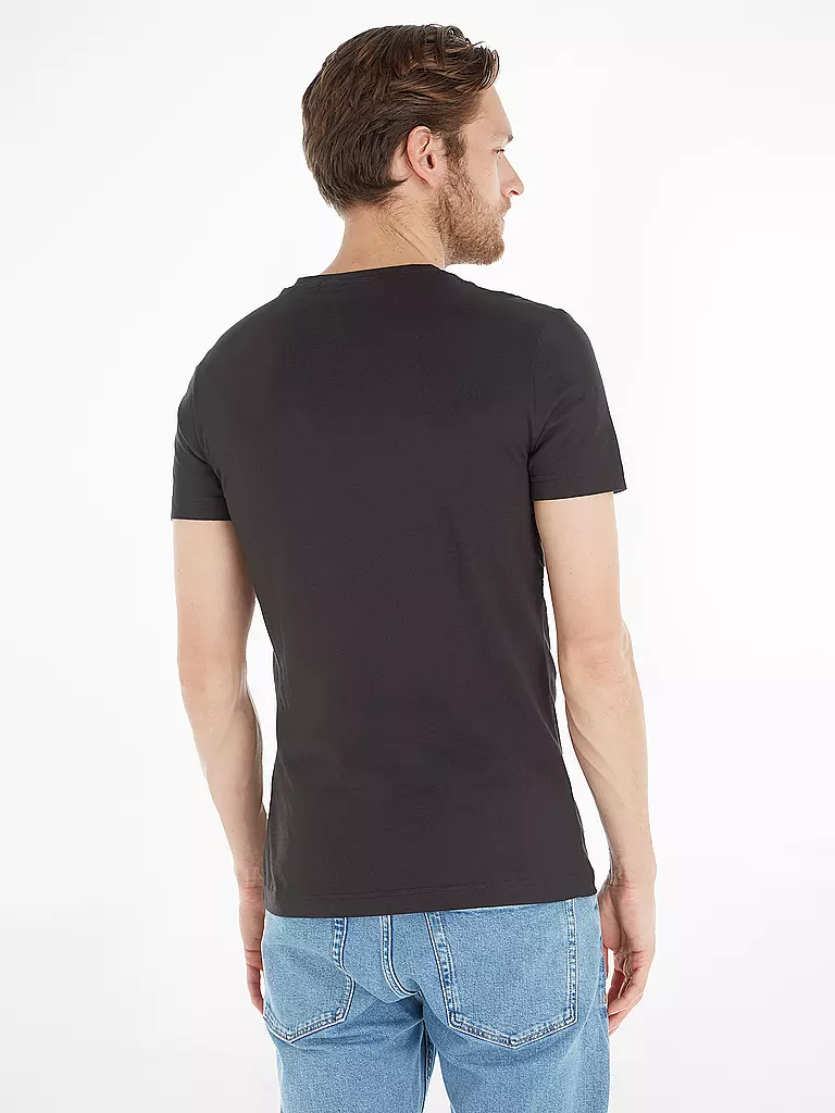 CALVIN KLEIN JEANS | T-Shirt Slim Fit CORE INSTITUTIONAL | schwarz