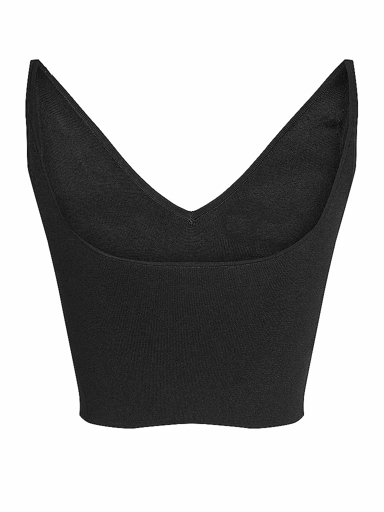 CALVIN KLEIN JEANS | Top Cropped Fit | schwarz