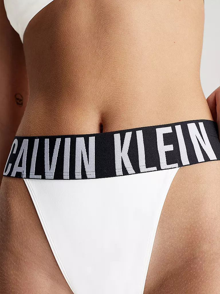 CALVIN KLEIN | Bikinihose - String | schwarz