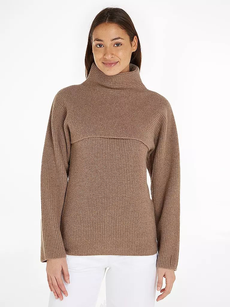 CALVIN KLEIN | Pullover  | hellbraun