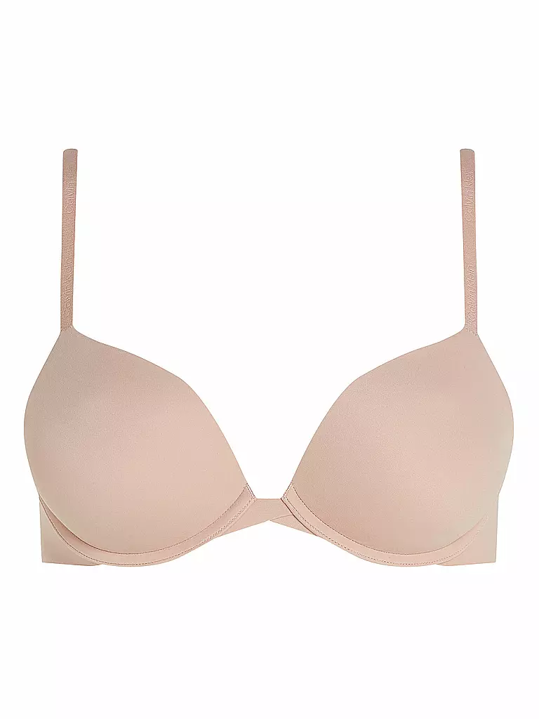 CALVIN KLEIN | Push Up BH black | beige