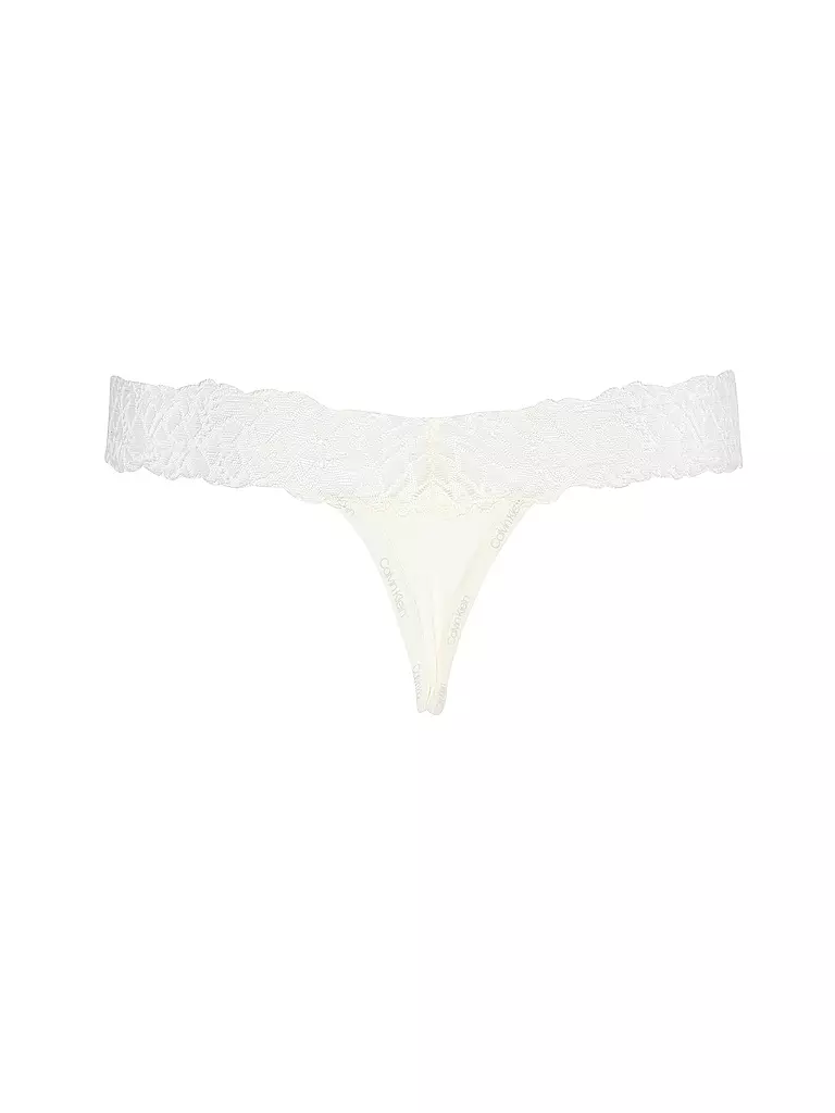 CALVIN KLEIN | String white  | creme