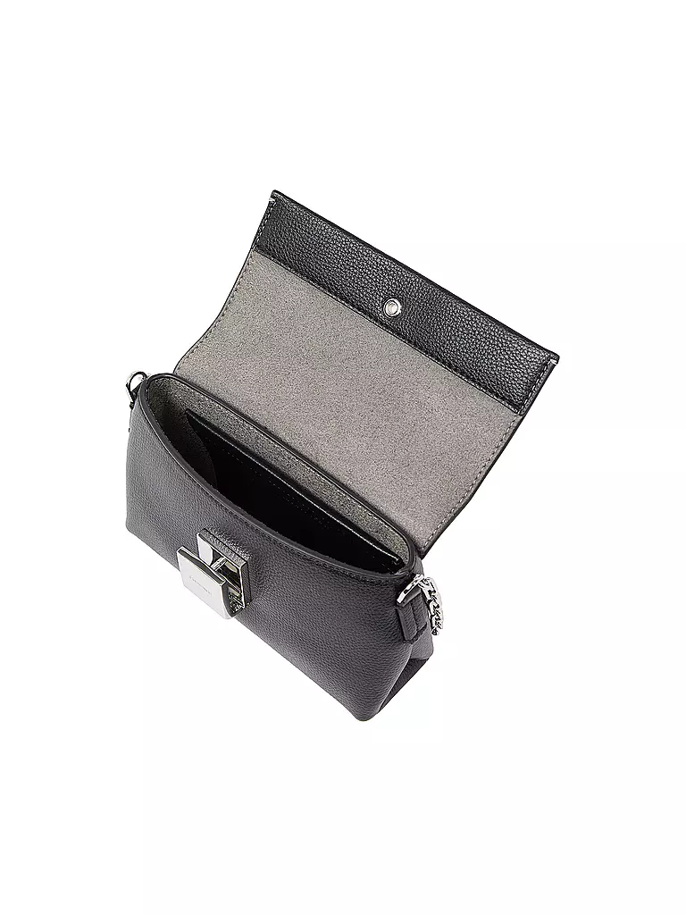 CALVIN KLEIN | Tasche - Mini Bag CK PLAQUE | schwarz