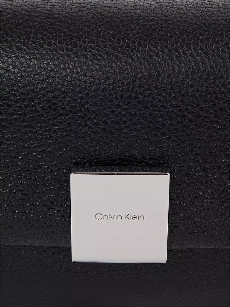 CALVIN KLEIN | Tasche - Mini Bag CK PLAQUE | schwarz