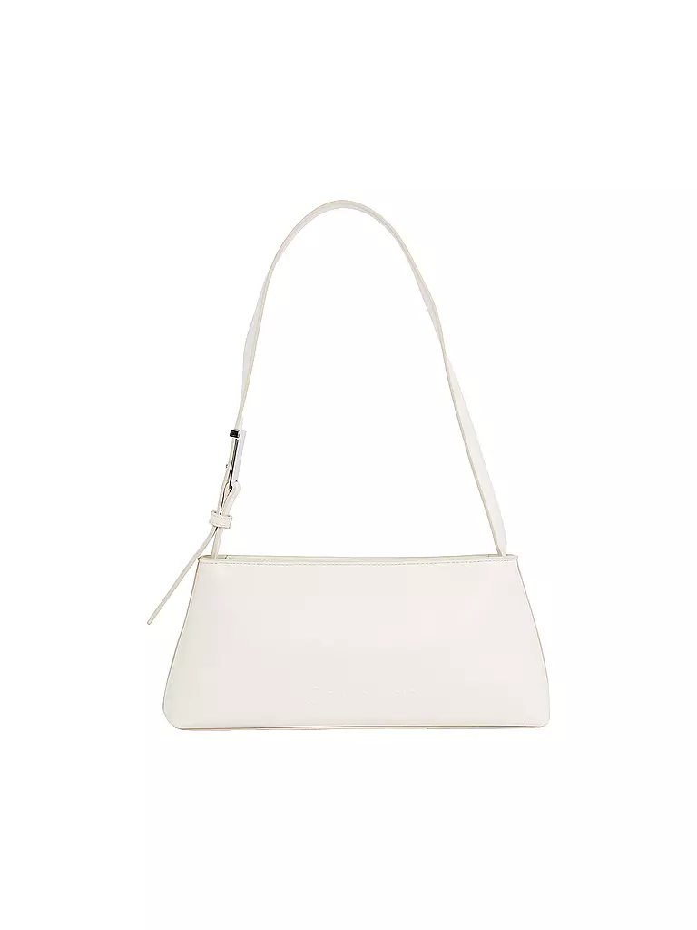 CALVIN KLEIN | Tasche - Schultertasche EMBOSSED | weiss