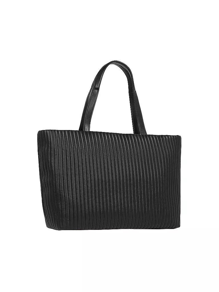 CALVIN KLEIN | Tasche - Shopper MINI LINE QUILT Medium | schwarz