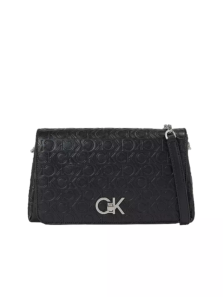 CALVIN KLEIN | Tasche - Umhängetasche RE-LOCK Medium | schwarz