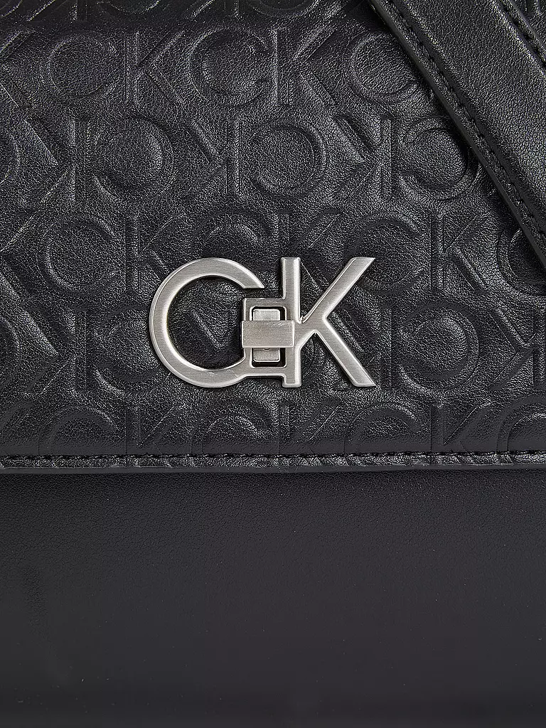 CALVIN KLEIN | Tasche - Umhängetasche RE-LOCK | schwarz