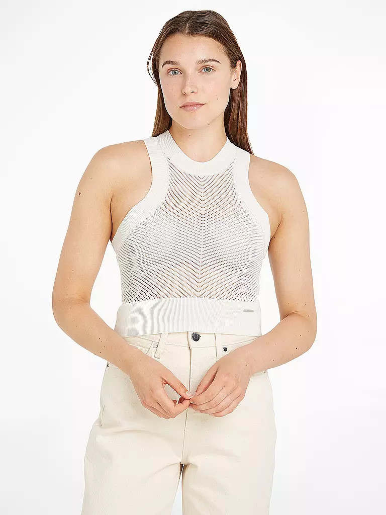 CALVIN KLEIN | Top | creme