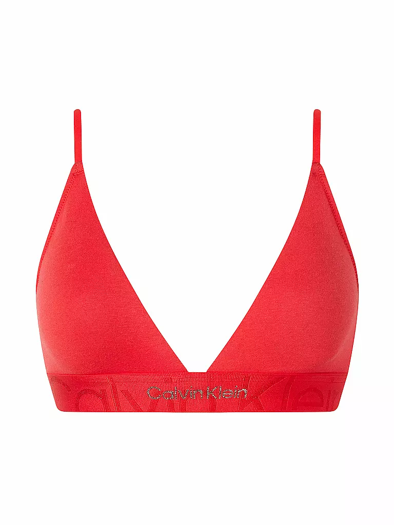 CALVIN KLEIN | Triangel Bralette Red | rot