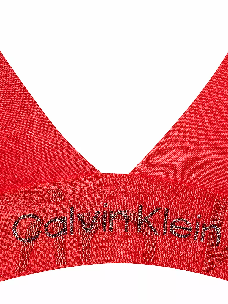 CALVIN KLEIN | Triangel Bralette Red | rot