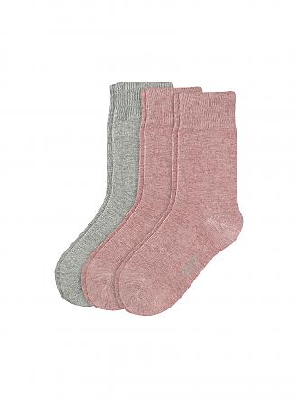 CAMANO | Mädchen-Socken 3er Pkg. chalk pink mela