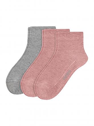 CAMANO | Mädchen-Socken 3-er Pkg. chalk pink mela